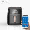 Golmahome Nồi chiên không khí nóng WiFi 1700W Airfryers xxl 5.5L Touch-Display APP với công thức nấu ăn Không có dầu Phụ kiện có thể tháo rời Nồi chiên không khí